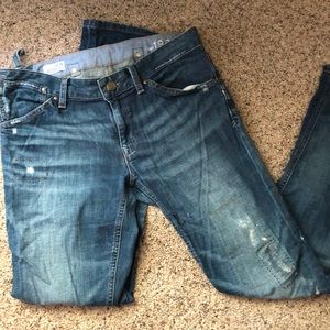 GAP Distressed Boyfriend Jeans